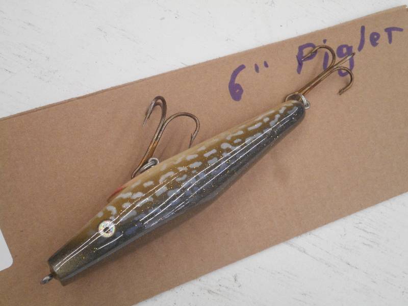 lot 159 image: (1) 6 Piglet Muskie Lure ...