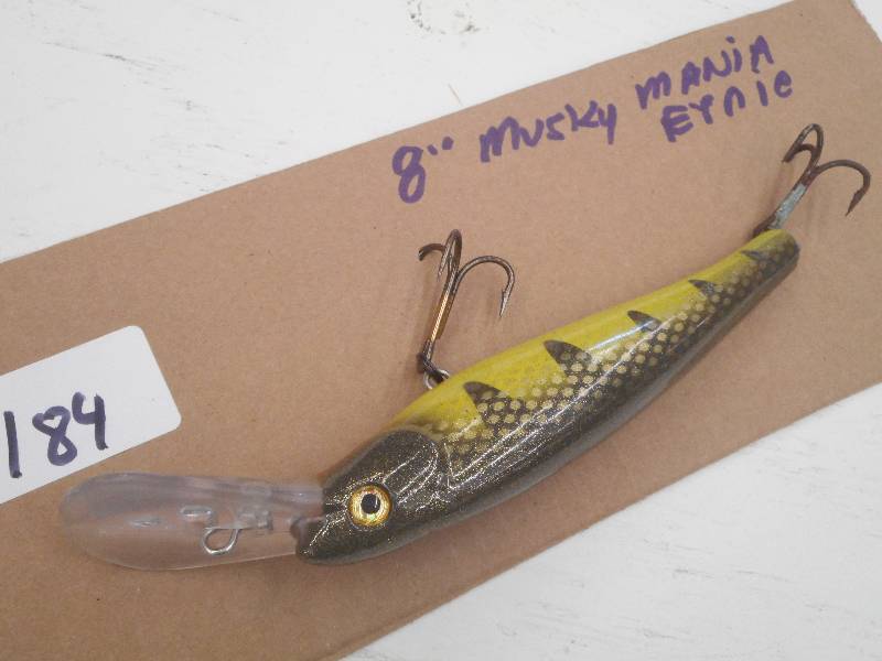 lot 184 image: (1) 8 Muskie Mania Ernie Muskie Lu...