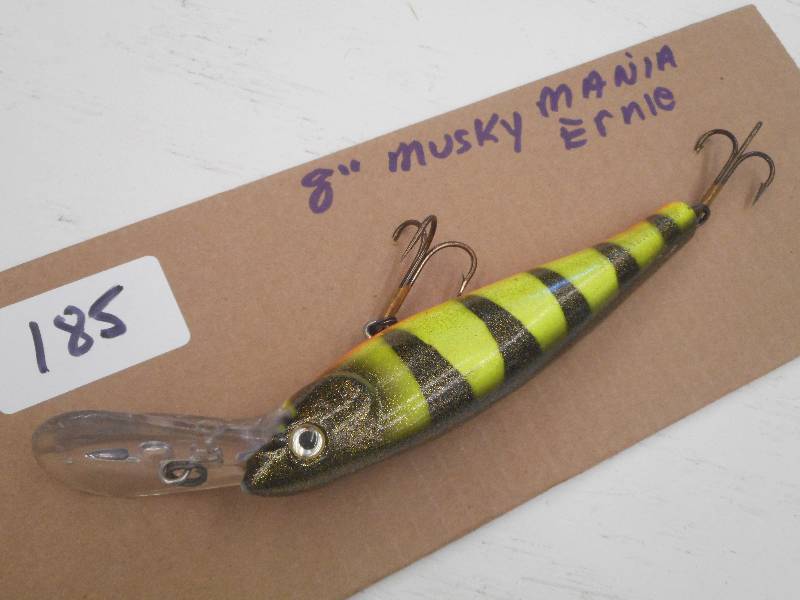 lot 185 image: (1) 8 Muskie Mania Ernie Muskie Lu...