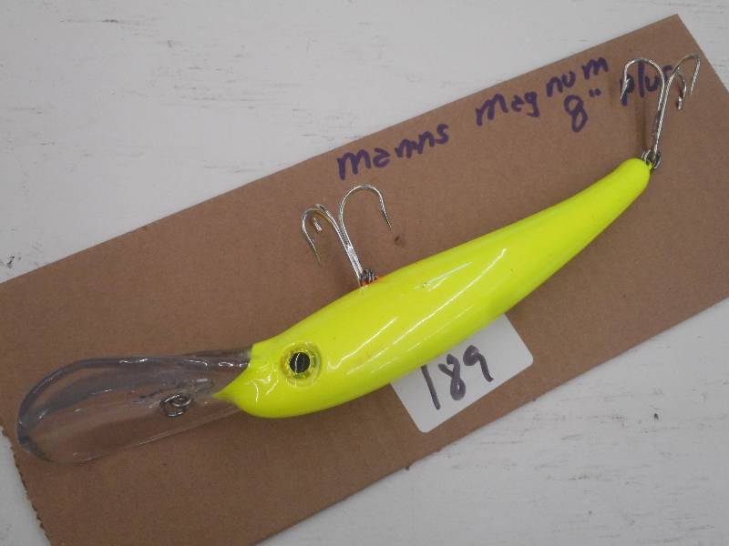 lot 189 image: (1) 8 Manna Magnum Muskie Lure ...
