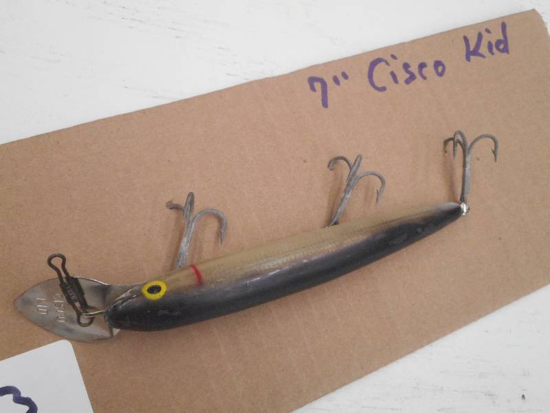 lot 193 image: (1) 7 Cisco-Kid Muskie Lure ...