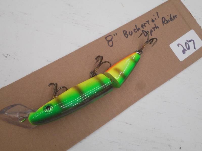 lot 207 image: (1) 8 BucherTail Depth Raider Musk...
