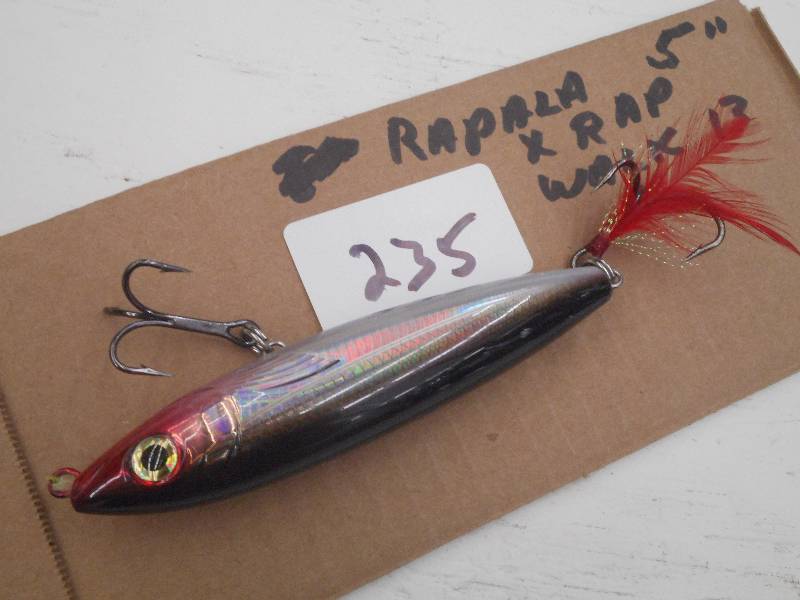lot 235 image: (1) 5 Rapala Xrap Walk-13 Lure ...