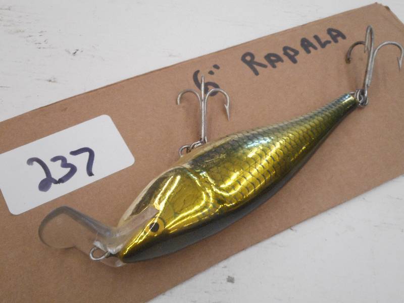 lot 237 image: (1) 6 Rapala Lure ...
