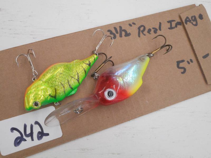lot 242 image: (2) 3.5 Real Image Lures ...