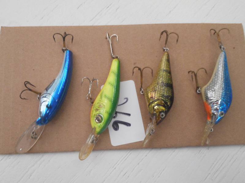 lot 266 image: (4) Assorted Fishing Lures ...