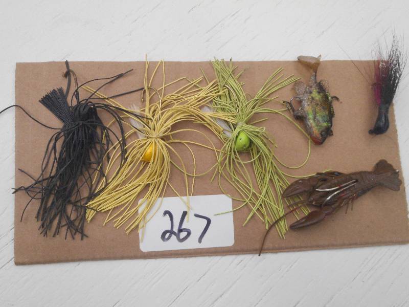 lot 267 image: (6) Assorted Fishing Lures ...