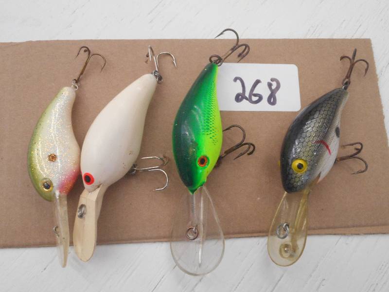 lot 268 image: (4) Assorted Fishing Lures ...