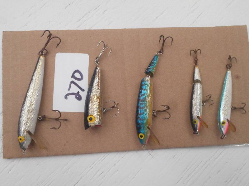 lot 270 image: (5) Assorted Fishing Lures ...