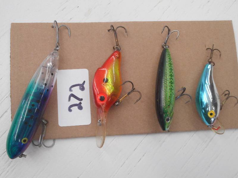 lot 272 image: (4) Assorted Fishing Lures ...