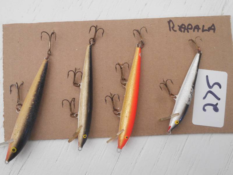 lot 275 image: (4) Rapala Fishing Lures ...