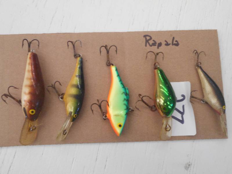 lot 277 image: (5) Rapala Fishing Lures ...