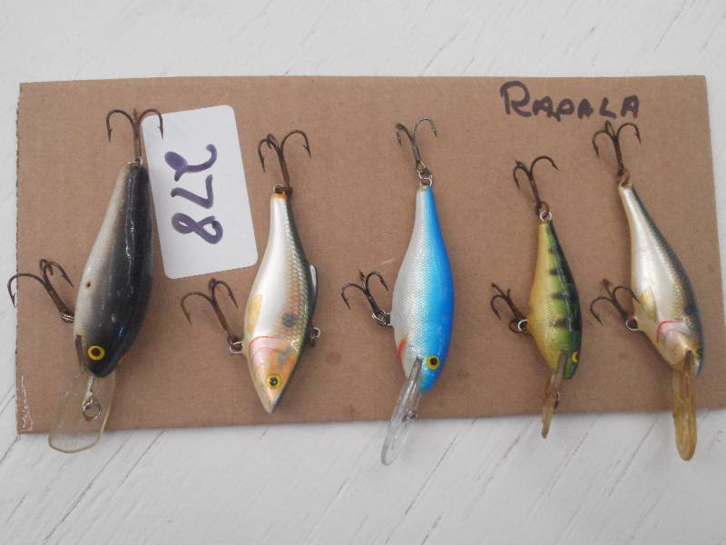 lot 278 image: (5) Rapala Fishing Lures ...