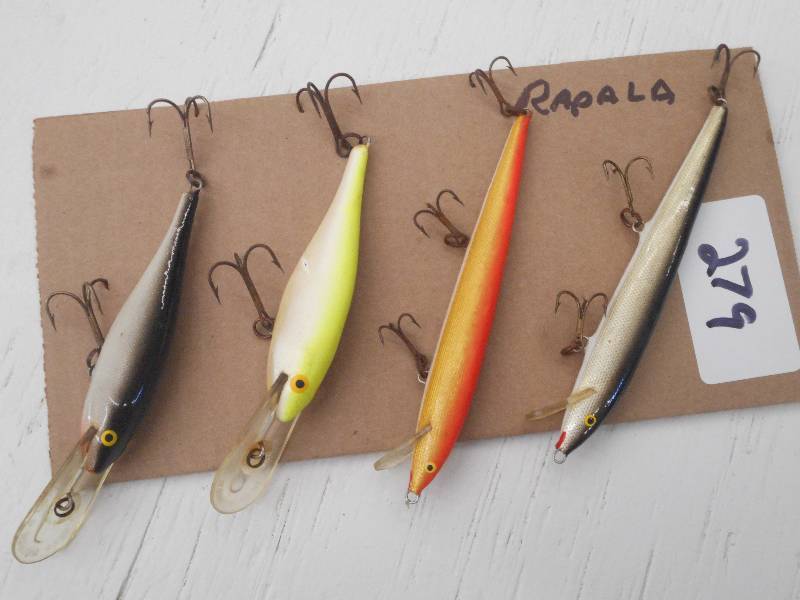 lot 279 image: (4) Rapala Fishing Lures ...
