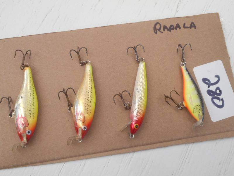 lot 280 image: (4) Rapala Fishing Lures ...