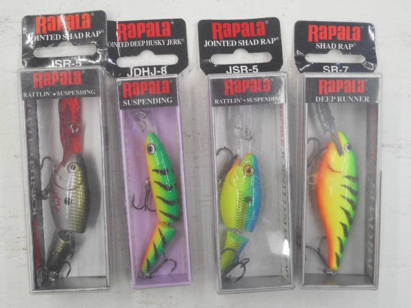 lot 281 image: (4) New Rapala Fishing Lures ...