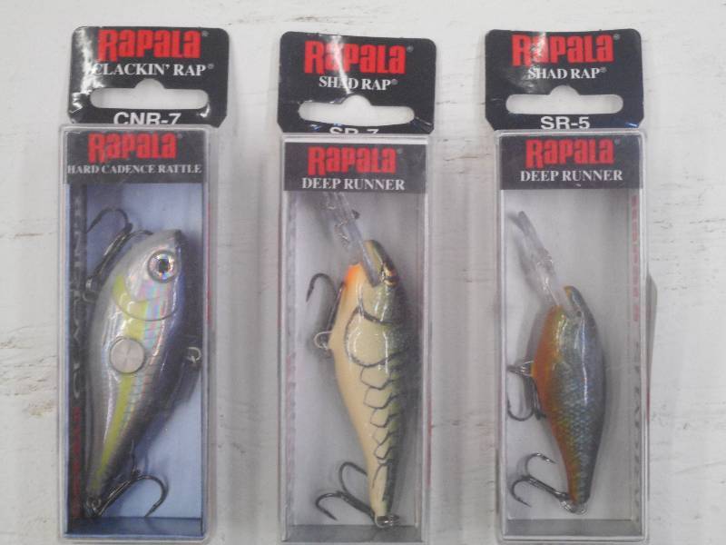 lot 285 image: (3) New Rapala Fishing Lures ...