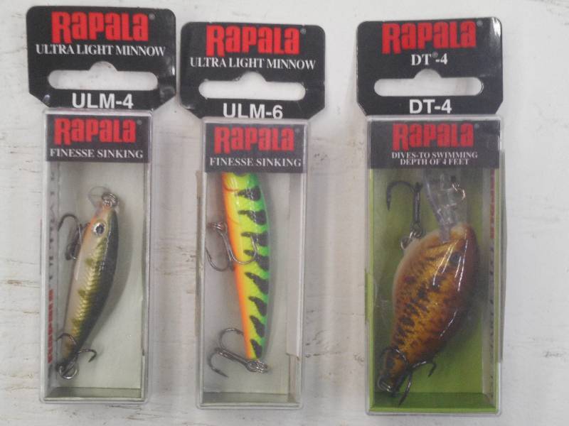 lot 286 image: (3) New Rapala Fishing Lures ...