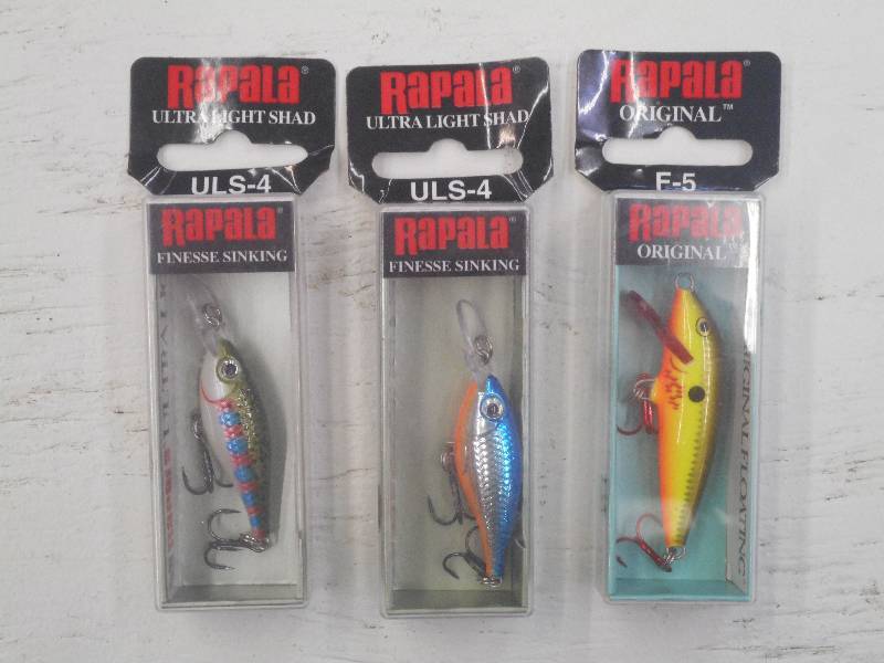 lot 290 image: (3) New Rapala Fishing Lures ...
