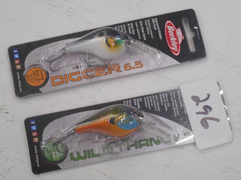 lot 296 image: (2) New Berkley Fishing Lures ...