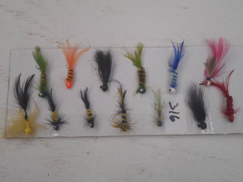 lot 316 image: (13) Assorted Fishing Jigs ...