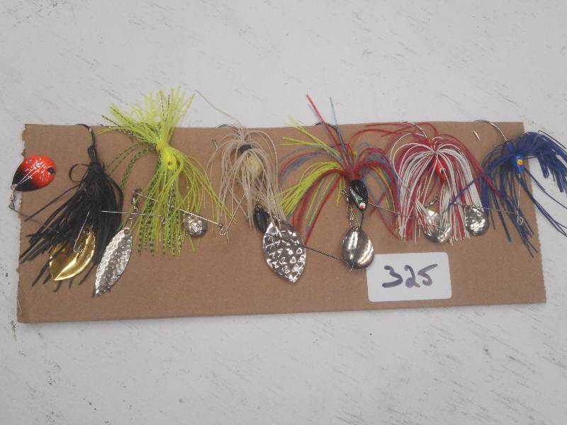 lot 325 image: (6) Assorted Spinner Bait Lures ...