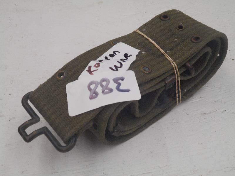 lot 388 image: Korean War Are Belt ...