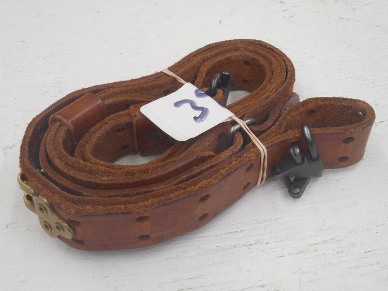 lot 394 image: Leather Adjustable Rifle Sling ...