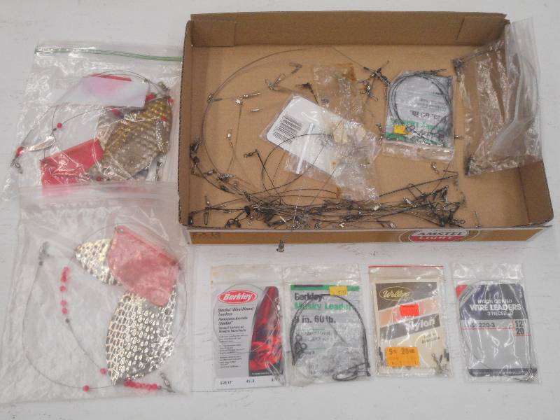 lot 415 image: Lot Of Assorted Fishing Liters, Etc...