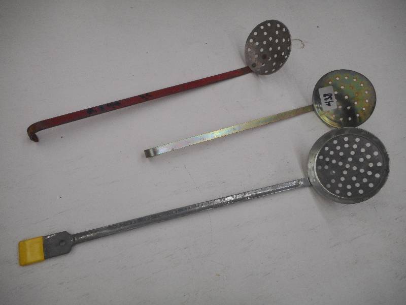 lot 438 image: Lot Of (3) Ice Hole Scoops ...