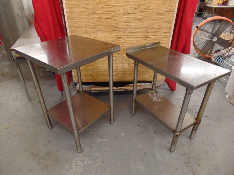 lot 526 image: Small SS Work Tables