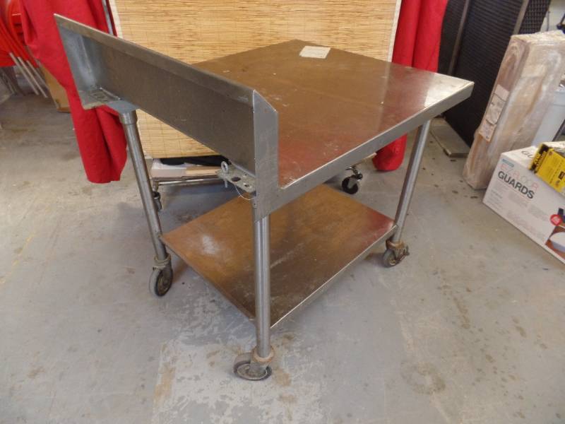 lot 544 image: Stainles Steel Table