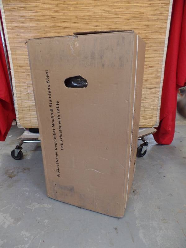 lot 549 image: Patio Heater with Table