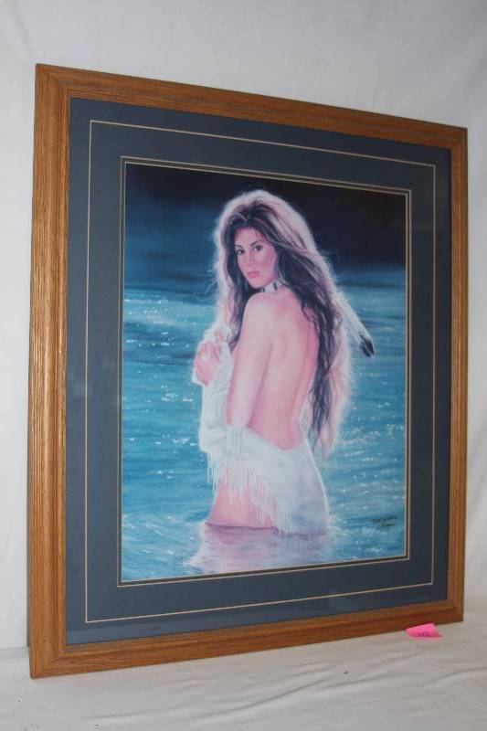 lot 18 image: Signed, Framed Print