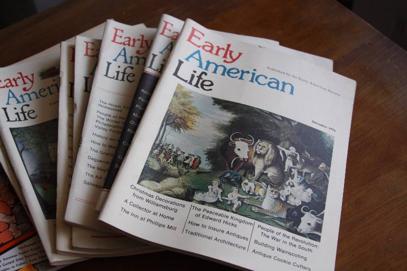 lot 57 image: Vintage Antique Collectors Magizines