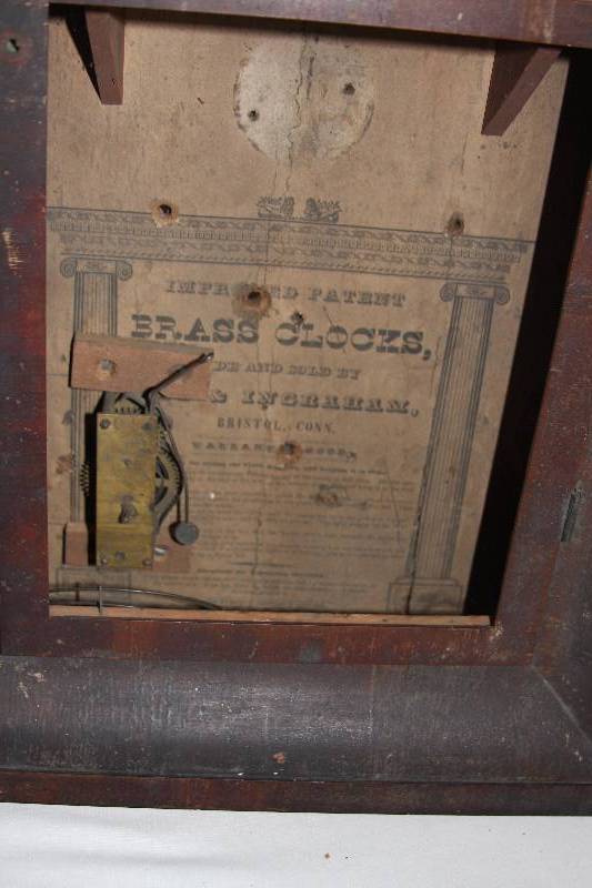 lot 70 image: Antique Wooden Clock Box