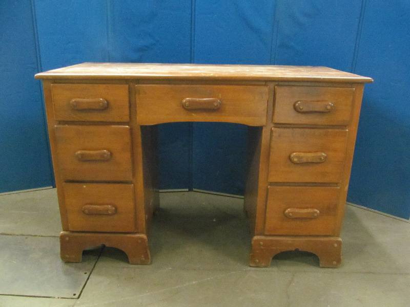 wood desk