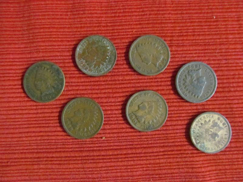 One Cent Indian Heads
