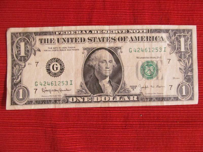 One Dollar Joseph Carr