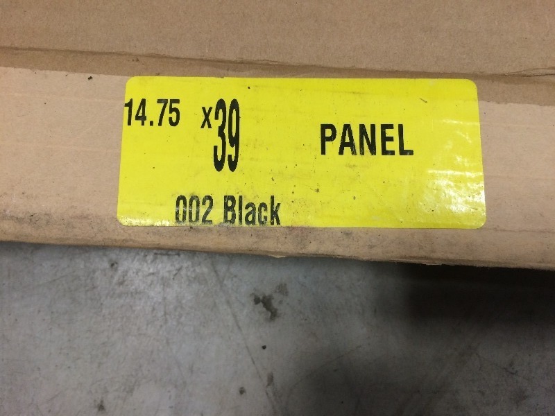 Mid America  Vinyl Shutter panels  1 pair  Black  14 34 x 39   NEW  view all pictures for more details
