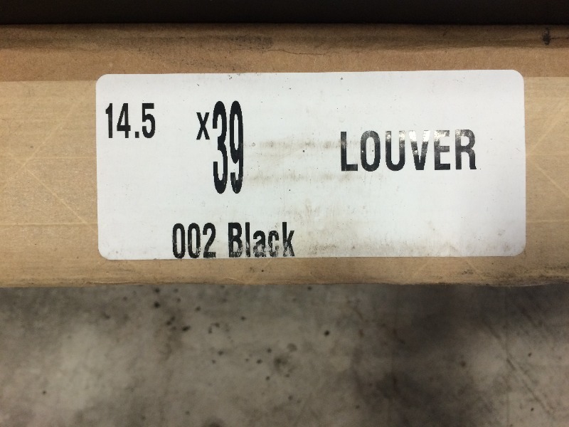 Mid America  Vinyl Shutters  1 pair  Black  14 12 x 39   NEW  view all pictures for more details  same as lot# 88