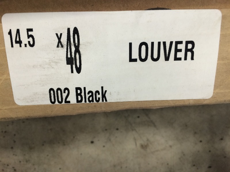 Mid America  Vinyl Shutters  1 pair  Black  14 12 x 48   NEW  view all pictures for more details  same as lot# 90