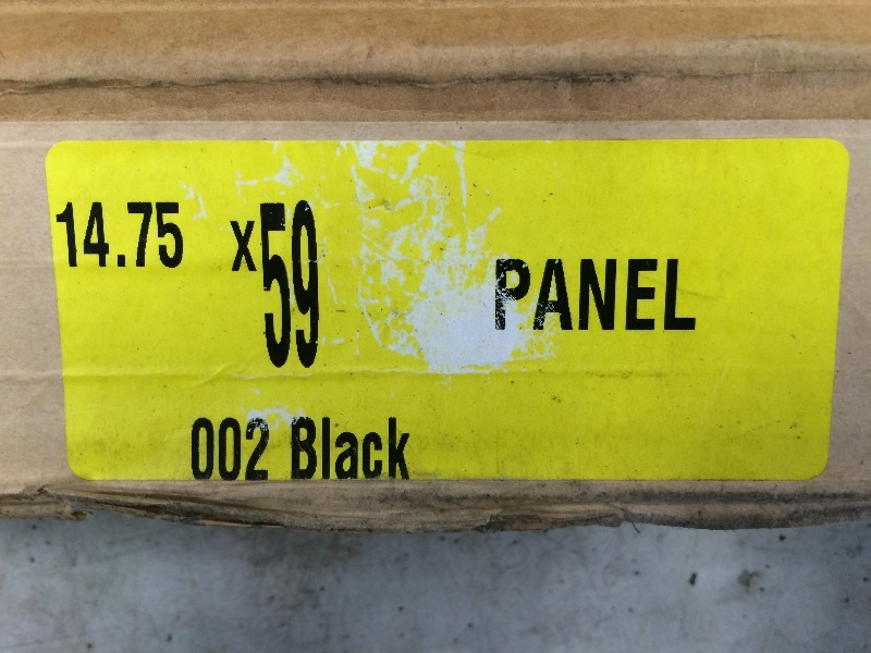 Mid America  Vinyl Shutters  1 pair  Black  14 34 x 59   NEW  view all pictures for more details