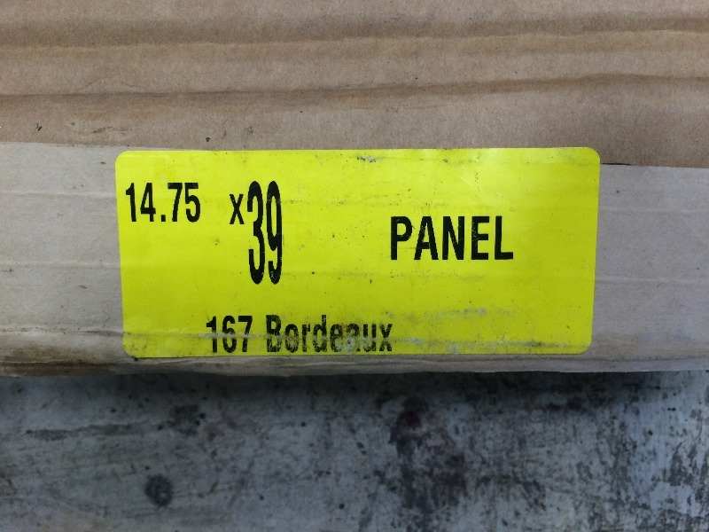 Mid America  Vinyl Shutters  1 pair  ( Bordeaux )  14 34 x 39   NEW  view all pictures for more details