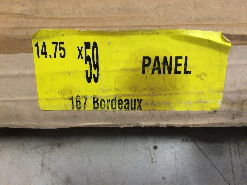 Mid America  Vinyl Shutters  1 pair  ( Bordeaux )  14 34 x 59   NEW  view all pictures for more details