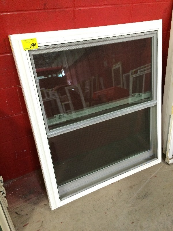 Double Hung Windows 39.63 x 45.25  NEW  view all pictures for more details   Lot of 2