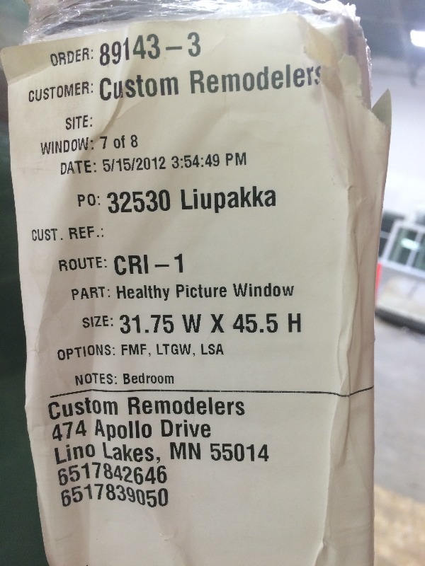 Double Hung Window 29.48 x 36   NEW  view all pictures for more details same as lot # 208 & 209