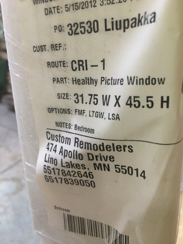 picture windows  31.75 x 45.50  NEW view all pictures for more details     same as lot# 203
