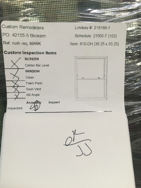 Double Hung Window 39.25 x 53.25  NEW  view all pictures for more details