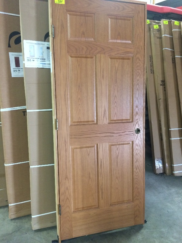 6 panel door w frame  32 x 80  New  view all pictures for more details